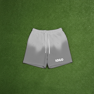 Custom logo Spray <b>Paint</b> Ink Knitted High Street Vintage Fashion Casual Men's Drawstring Waist Sports Shorts - Product Image 6