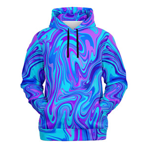 Sweat à capuche en tissu jersey pour homme avec poche, séchage rapide et respirant, 100% polyester, impression par sublimation personnalisable - Product Image 4