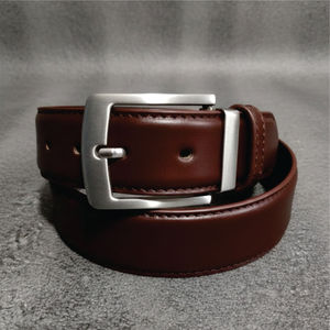 Cinturones de Cuero Genuino para Hombre de Alta Calidad con Diseño Personalizado del Fabricante, Hebilla Cuadrada de Aleación, Transpirables y Casuales - Product Image 1