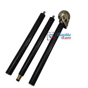 Poignée de tête de mort en laiton nickelé vintage réglable noir en bois pliable à la main Art déco Design bâton de marche pour - Product Image 5