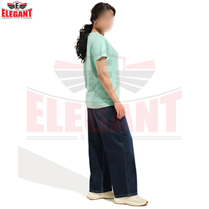 T-shirts en coton imprimé pour femmes, coupe classique, couleur unie, prix compétitif, tissu respirant, vêtements de rue pour femmes - Product Image 4