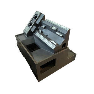 Base de torno de hierro fundido mecanizado CNC con capacidades de acero inoxidable para productos de servicios de mecanizado de perforación - Product Image 4