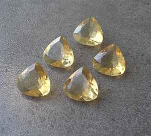 พลอยอัญมณีทรงเหลี่ยมเพชรพลอย Citrine ธรรมชาติอัญมณีอัญมณีรักษาแบบหลวมของขวัญหินคริสตัล - Product Image 6