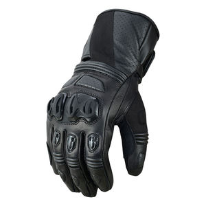 Gants de moto en cuir blanc et jaune à doigts complets, protection de la paume avec slider, pour la conduite hivernale et les sports, service OEM en grande quantité - Product Image 5