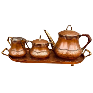 Pure Copper Vintage Coffee <b>Set</b> With Polish Finished For Restaurant Home And Hotel Kitchenware Metal <b>Tea</b> <b>Set</b> - Product Image 6