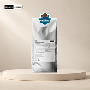 Mélange de grains de café Arabica et Robusta n°3, 1 kg, Milano Coffee, torréfaction légère - Product Image 6