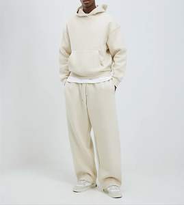 Conjunto de Sudadera con Capucha y Pantalones Deportivos Holgados de Tela Gruesa con Lavado Ácido Personalizado, Traje de Jogging Oversize, Ecológico y Transpirable - Product Image 6