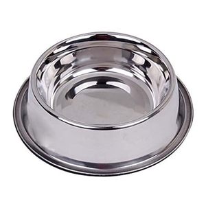 Pets Empire Stainless Steel <b>Dog</b> & Cat Food <b>Bowl</b> 2500 ML Small Pet Feeding Dish Rust Resistant Water & Food <b>Bowl</b> for Puppies - Product Image 2