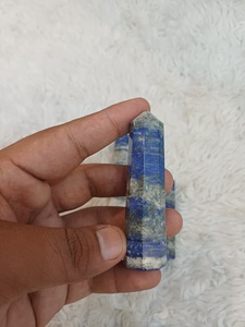 Obelisco de Cristal de Lapislázuli, Torre de Piedra Pulida para Decoración del Hogar Feng Shui, Pieza de Colección - Product Image 2