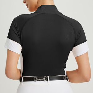 Camiseta de Manga Corta para Montar a Caballo, Diseño Moderno, Secado Rápido, Rendimiento Ecuestre, Fabricante - Product Image 6