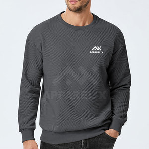 เสื้อสเวตเชิ้ตผ้าฝ้ายแท้ 100% สกรีนโลโก้ได้ ไซส์ใหญ่พิเศษสำหรับผู้ชาย สไตล์โดดเด่น มีจำหน่าย - Product Image 3