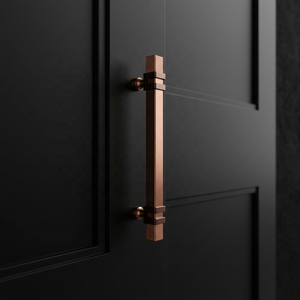 Modern Brass Cabinet Pull Handle New Design <b>Rose</b> <b>Gold</b> Durable <b>Bedroom</b> Kitchen Wardrobe Drawer Door Hardware Multi-Function - Product Image 1