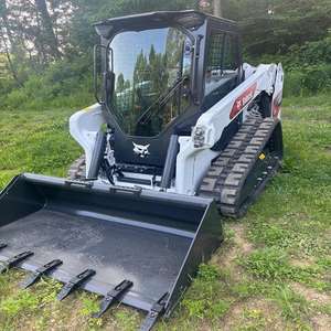 Vente en gros usine Bobcat T62 Chargeuse compacte sur chenilles 66 CV Moteur Kubota Cabine fermée Hydraulique auxiliaire à haut débit - Product Image 1