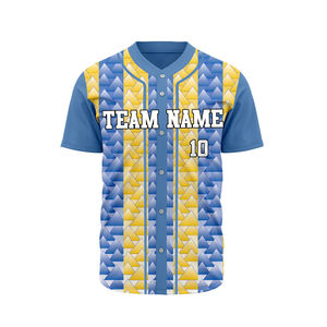 Jersey de Béisbol Transpirable con Estampado Digital por Sublimación, Diseño Personalizado OEM - Product Image 1