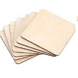 wholesale round custom plain unfinished blanks dark acacia wood pallet coasters square round wooden coaster for <b>drinks</b> - Product Image 4