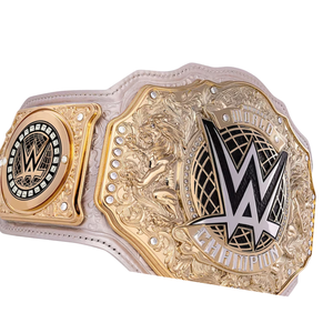Cinturón de Campeón Mundial de la WWE, Cinturón de Campeonato de Lucha Libre de Primera Calidad, Dorado y Plateado, para Coleccionistas, Aficionados y Eventos - Product Image 5