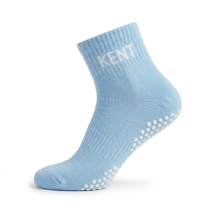 Calcetines de Pilates con Agarre Antideslizante, Transpirables, de Algodón con Base de Silicona, para Estudios, Gimnasios y Marcas de Fitness, Marca Privada OEM - Product Image 3