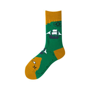 Polyester Spandex Cotton Adult Summer Premium Quality Breathable ankle Basketball <b>Socks</b> sports <b>socks</b> Geometric pattern - Product Image 5