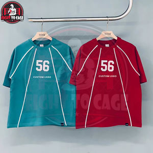 Camiseta de Manga Corta con Ribete en Contraste, Estilo Urbano, Corte Holgado, Estampado Gráfico de Alta Calidad, Nueva Tendencia, Cómoda, Diseño Único - Product Image 4