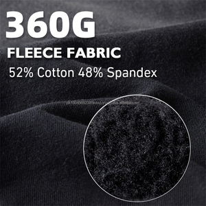 Logotipo personalizado de alta calidad de los hombres de la cremallera con capucha lavado ácido desgastado Hip Hop sudaderas con capucha de los hombres Streetwear sudaderas con capucha/sudaderas con capucha de los hombres - Product Image 4