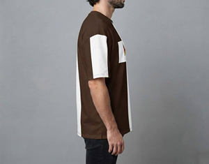New Style 180 GSM Casual Oversized Solid Men's T-Shirts 100% Cotton Custom Screen Printed Logo Hip Hop Breathable - Product Image 2