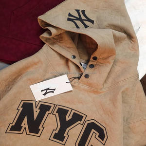 Premium Quality Cotton Men's Fleece Pullover Hoodies Zipper Hoody Wholesale Mixed Heavyweight <b>Apparel</b> <b>Stocks</b> Lot - Product Image 5