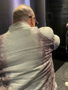 แจ็คเก็ตหนังลายหนังจระเข้สำหรับผู้ชาย รุ่นใหม่ ฤดูหนาว ผ้าแคนวาส ลดราคา - Product Image 5