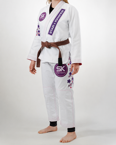 ชุดยิมโนะ Star X Kimonos 450GSM สำหรับนักกีฬา BJJ ระดับมืออาชีพ ผ้าเพิร์ลวีฟคุณภาพพรีเมียม ชุดฝึกซ้อมและแข่งขัน ยิวยิตสู  รับผลิตตามแบบ (OEM) - Product Image 4
