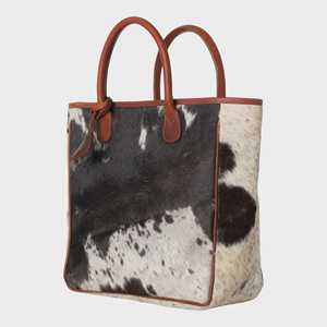 Sac fourre-tout tendance en cuir véritable style western avec broderie couleur unie pour femme, sac à bandoulière de mode LHTB-0102 - Product Image 1