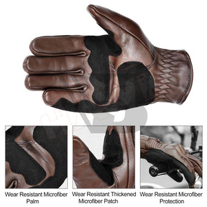 Guantes de Ciclismo de Dedo Completo al por Mayor para Hombre y Mujer, Guantes de Ciclismo de Montaña para Verano/Invierno, Hechos de Cuero y Algodón - Product Image 5