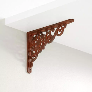 Best Quality Cast Iron Shelf <b>Bracket</b> with Brown Coated Finished Used <b>for</b> Home <b>Corner</b> Decorations at Wholesale Price - Product Image 1