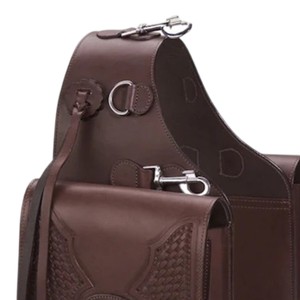 Bolsa de Cuero Resistente para Silla de Montar, Bolsas Dobles para Silla de Montar para Equitación al Aire Libre - Product Image 2
