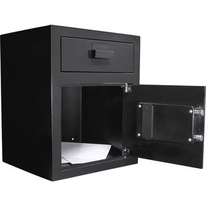 Cassaforte con tastiera da 1 piede cubo e scomparti per deposito, ideale per casa o ufficio - Product Image 3