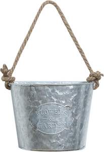 Pot de fleurs mural en fer rétro en forme de demi-cercle, jardinière murale vintage pour balcon, salon, décoration de jardin - Product Image 6