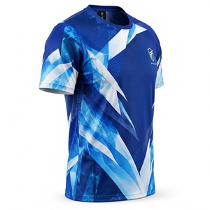 Camiseta de algodón suave para hombre, sublimada, informal, de corte regular, cuello redondo, lisa, ligera, moda de verano para hombre 2026 - Product Image 4