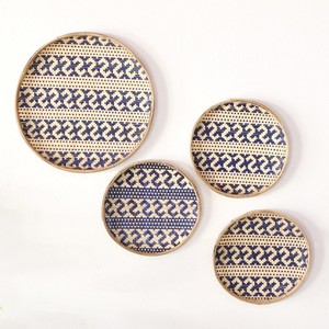 Bandejas versátiles de bambú hechas a mano para servir y decorar el hogar, bandeja tejida de excelente calidad - Product Image 4