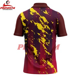เสื้อโปโลแขนสั้นลายพิมพ์ซับลิเมชั่น คุณภาพสูง แฟชั่น ทันสมัย ผ้าฝ้าย 100% รับปักโลโก้ ขายส่ง - Product Image 3