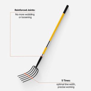 Forca da Giardino per Uso Agricolo e Rastrello a Forche per Giardinaggio - Product Image 5
