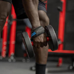 Correas de algodón con costuras reforzadas para levantamiento de pesas, soporte seguro para entrenamiento con pesas, soporte fuerte para muñecas - Product Image 4