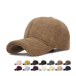Gorro de Béisbol Unisex Barato, Cortavientos, Térmico, con Forro de Peluche, 100% Poliéster, Ajustable, Cálido para Invierno - Product Image 1