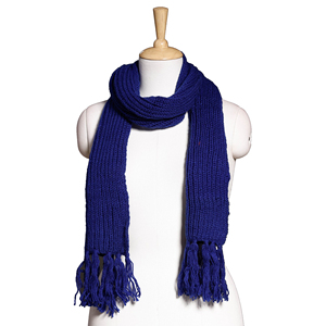 Écharpe tricotée unisexe anti-froid - Cache-cou d'hiver extra chaud - Écharpe épaisse en crochet doux avec logo personnalisé - Product Image 3