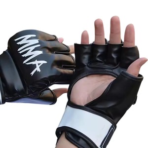 Gants de MMA personnalisés, gants d'entraînement et de sparring en cuir PU, gants de grappling pour la boxe, le Muay Thai, les combats UFC, la gym et la remise en forme - Product Image 2