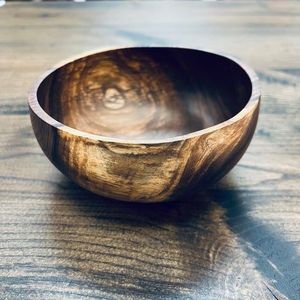 Moderna Cuenco de Madera de Calidad, Diferentes Tamaños, Tallado a Mano, para Velas Aromáticas, Ideal para Fiestas y Celebraciones Navideñas - Product Image 4