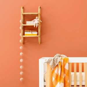 Estantes de Pared de Mimbre de 3 Niveles, Muebles para Bebés y Niños Pequeños, Estante de Almacenamiento Triple de Mimbre Natural para Cuarto de Bebé, Venta al Por Mayor - Product Image 2