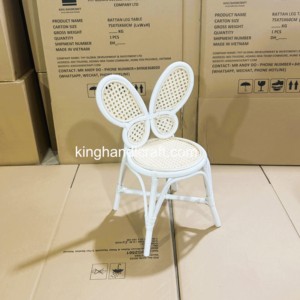 Sillas Infantiles Modernas Hechas a Mano de Ratán, Muebles de Mimbre Natural Personalizados para Alquiler en Fiestas, Bodas y Eventos, Proveedor de Fábrica OEM - Product Image 4