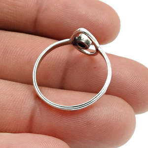 Natural <b>Labradorite</b> Gemstone <b>Ring</b> Made From 925 Sterling Silver Cocktail Evil-Eye Bezel Set <b>Ring</b> Handcrafted Bohemian Jewelry - Product Image 4