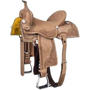 Sillas de montar inglesas de cuero genuino estilo vintage para carreras de caballos, diseño personalizado con grabado, OEM, ODM, sillas de montar hechas a medida para la venta - Product Image 1