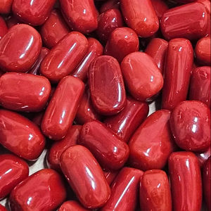 Coral rouge italien naturel, forme cabochon, pierre précieuse de qualité supérieure, pierre précieuse en vrac, fabrication de bijoux en provenance d'Inde - Product Image 1