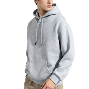 Sweat à capuche polaire pour homme, tendance, 100% coton 420g, écologique, hiver, décontracté, imprimé dessin animé, finition délavée, service OEM - Product Image 3