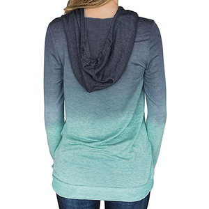 Sweat-shirts à capuche en molleton personnalisés avec imprimé graphique pour femmes, épaules tombantes, coupe ample, en coton, streetwear tendance - Product Image 6